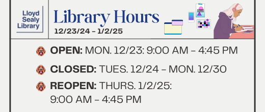 December Library Hours 