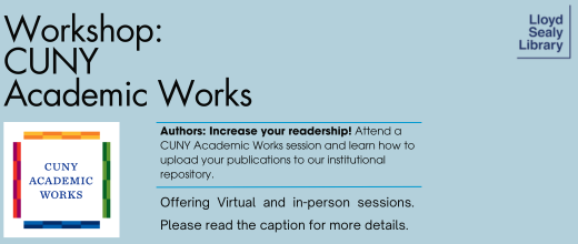 CUNY Academic Works Workshop